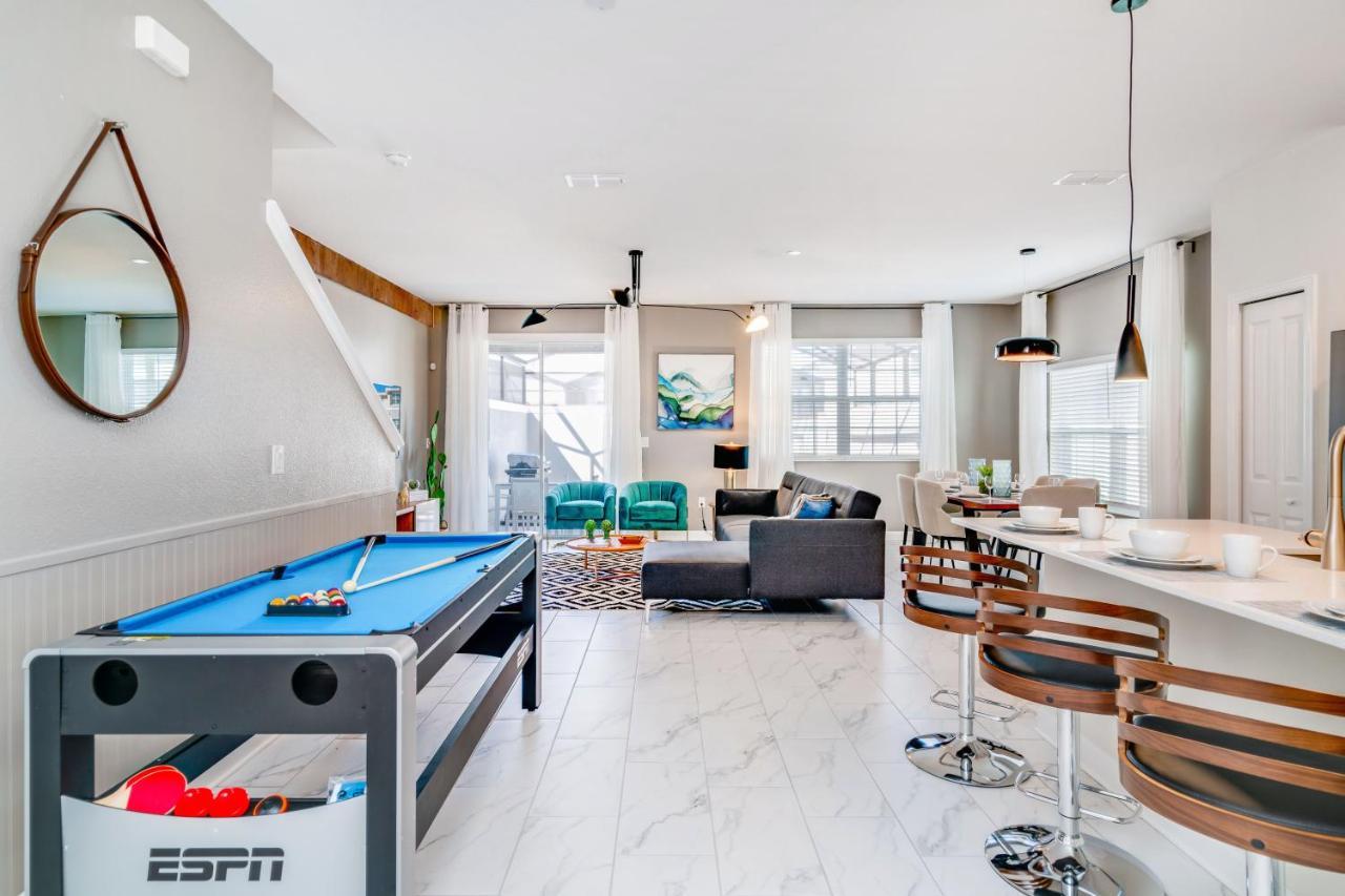 Beautiful Modern Home Wprivate Pool Near Wdw คิสซิมมี ภายนอก รูปภาพ